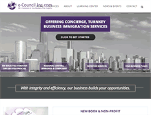 Tablet Screenshot of ecouncilinc.com